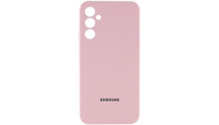 Чохол Silicone Cover Lakshmi Full Camera (AAA) with Logo для Samsung Galaxy S24+ Рожевий / Pink Sand - фото