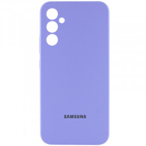 Чехол Silicone Cover Lakshmi Full Camera (AAA) with Logo для Samsung Galaxy S24+ Сиреневый / Dasheen