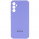 Чехол Silicone Cover Lakshmi Full Camera (AAA) with Logo для Samsung Galaxy S24+ Сиреневый / Dasheen