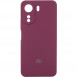 Чехол Silicone Cover Lakshmi Full Camera (AAA) with Logo для Xiaomi Redmi 13C / Poco C65 Бордовый / Plum