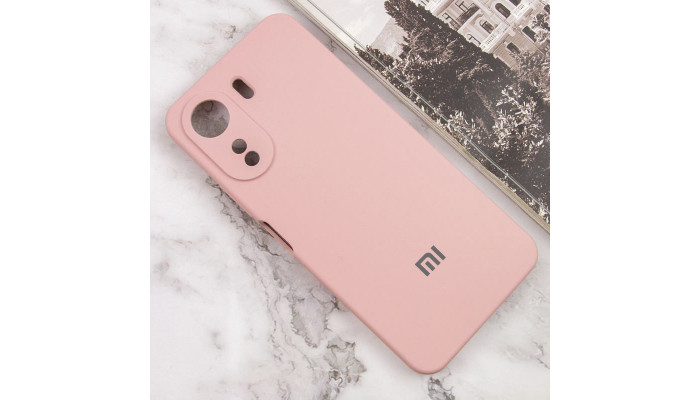 Чохол Silicone Cover Lakshmi Full Camera (AAA) with Logo для Xiaomi Redmi 13C / Poco C65 Рожевий / Pink Sand - фото