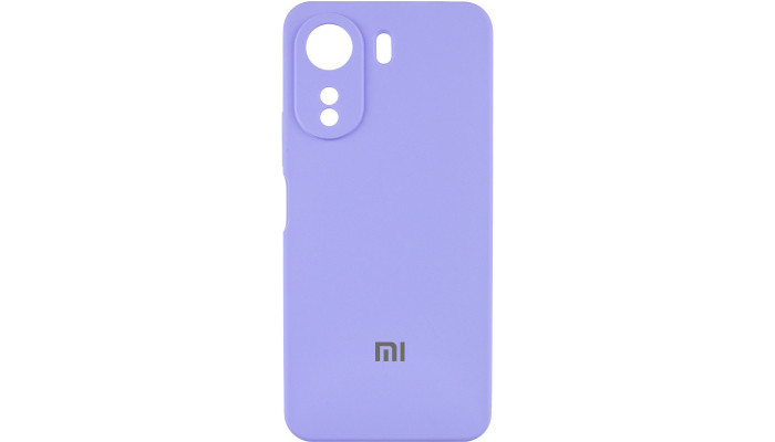 Чехол Silicone Cover Lakshmi Full Camera (AAA) with Logo для Xiaomi Redmi 13C / Poco C65 Сиреневый / Dasheen - фото