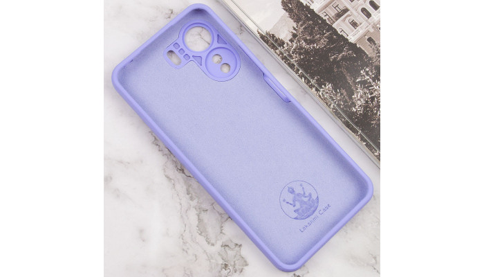 Чохол Silicone Cover Lakshmi Full Camera (AAA) with Logo для Xiaomi Redmi 13C / Poco C65 Бузковий / Dasheen - фото