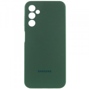 Чехол Silicone Cover Lakshmi Full Camera (AAA) with Logo для Samsung Galaxy A15 4G/5G / M15 5G Зеленый / Cyprus Green