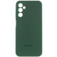 Чехол Silicone Cover Lakshmi Full Camera (AAA) with Logo для Samsung Galaxy A15 4G/5G / M15 5G Зеленый / Cyprus Green - фото