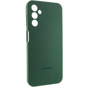 Чехол Silicone Cover Lakshmi Full Camera (AAA) with Logo для Samsung Galaxy A15 4G/5G / M15 5G Зеленый / Cyprus Green