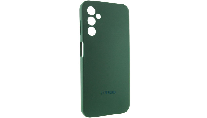 Чехол Silicone Cover Lakshmi Full Camera (AAA) with Logo для Samsung Galaxy A15 4G/5G / M15 5G Зеленый / Cyprus Green - фото