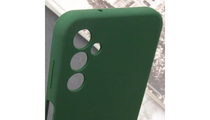 Чехол Silicone Cover Lakshmi Full Camera (AAA) with Logo для Samsung Galaxy A15 4G/5G / M15 5G Зеленый / Cyprus Green - фото