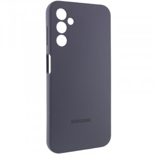 Чехол Silicone Cover Lakshmi Full Camera (AAA) with Logo для Samsung Galaxy A15 4G/5G / M15 5G Серый / Dark Gray