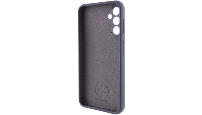 Чехол Silicone Cover Lakshmi Full Camera (AAA) with Logo для Samsung Galaxy A15 4G/5G / M15 5G Серый / Dark Gray - фото