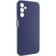 Чехол Silicone Cover Lakshmi Full Camera (AAA) with Logo для Samsung Galaxy A15 4G/5G / M15 5G Темно-синий / Midnight blue - фото