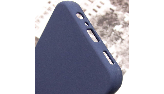 Чехол Silicone Cover Lakshmi Full Camera (AAA) with Logo для Samsung Galaxy A15 4G/5G / M15 5G Темно-синий / Midnight blue - фото