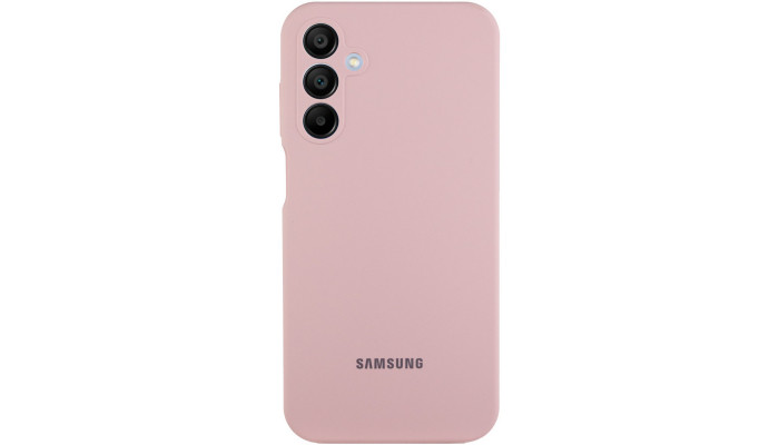 Чохол Silicone Cover Lakshmi Full Camera (AAA) with Logo для Samsung Galaxy A25 5G Рожевий / Pink Sand - фото