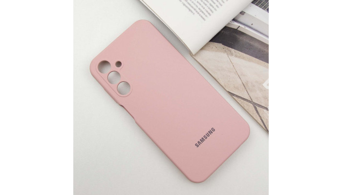 Чохол Silicone Cover Lakshmi Full Camera (AAA) with Logo для Samsung Galaxy A25 5G Рожевий / Pink Sand - фото