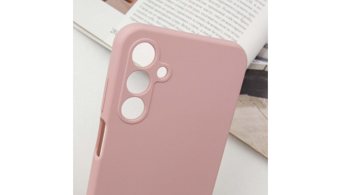 Чохол Silicone Cover Lakshmi Full Camera (AAA) with Logo для Samsung Galaxy A25 5G Рожевий / Pink Sand - фото