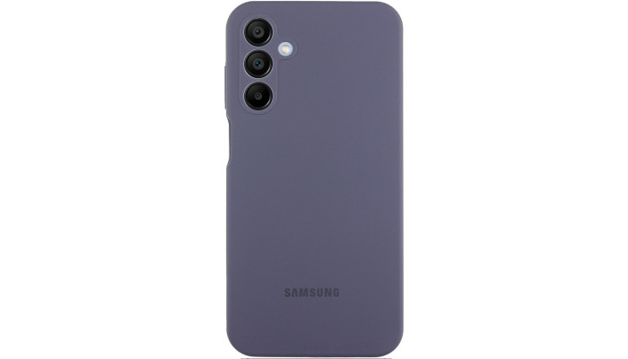 Чохол Silicone Cover Lakshmi Full Camera (AAA) with Logo для Samsung Galaxy A25 5G Сірий / Dark Gray - фото