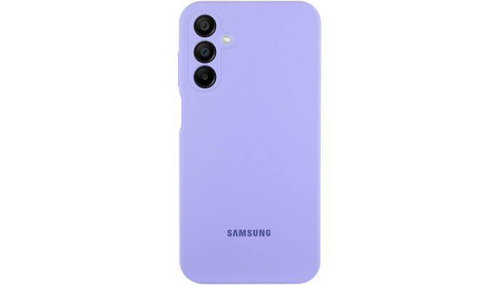 Чохол Silicone Cover Lakshmi Full Camera (AAA) with Logo для Samsung Galaxy A25 5G Бузковий / Dasheen - фото