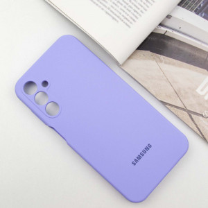 Чохол Silicone Cover Lakshmi Full Camera (AAA) with Logo для Samsung Galaxy A25 5G Бузковий / Dasheen