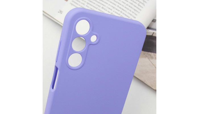 Чохол Silicone Cover Lakshmi Full Camera (AAA) with Logo для Samsung Galaxy A25 5G Бузковий / Dasheen - фото