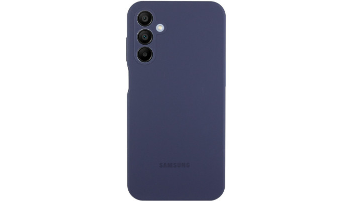 Чохол Silicone Cover Lakshmi Full Camera (AAA) with Logo для Samsung Galaxy A25 5G Темно-синій / Midnight blue - фото