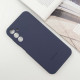 Чохол Silicone Cover Lakshmi Full Camera (AAA) with Logo для Samsung Galaxy A25 5G Темно-синій / Midnight blue - фото