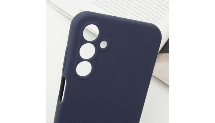 Чохол Silicone Cover Lakshmi Full Camera (AAA) with Logo для Samsung Galaxy A25 5G Темно-синій / Midnight blue - фото