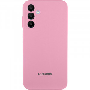 Чохол Silicone Cover Lakshmi Full Camera (AAA) with Logo для Samsung Galaxy A25 5G Рожевий / Light pink