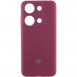 Чохол Silicone Cover Lakshmi Full Camera (AAA) with Logo для Xiaomi Redmi Note 13 4G Бордовий / Plum