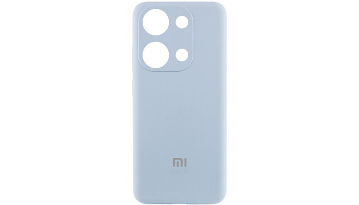 Чехол Silicone Cover Lakshmi Full Camera (AAA) with Logo для Xiaomi Redmi Note 13 4G Голубой / Sweet Blue - фото