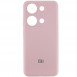 Чохол Silicone Cover Lakshmi Full Camera (AAA) with Logo для Xiaomi Redmi Note 13 4G Рожевий / Pink Sand