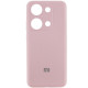 Чохол Silicone Cover Lakshmi Full Camera (AAA) with Logo для Xiaomi Redmi Note 13 4G Рожевий / Pink Sand - фото