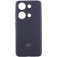 Чохол Silicone Cover Lakshmi Full Camera (AAA) with Logo для Xiaomi Redmi Note 13 4G Сірий / Dark Gray - фото