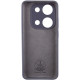 Чохол Silicone Cover Lakshmi Full Camera (AAA) with Logo для Xiaomi Redmi Note 13 4G Сірий / Dark Gray - фото