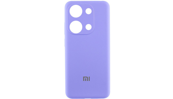 Чохол Silicone Cover Lakshmi Full Camera (AAA) with Logo для Xiaomi Redmi Note 13 4G Бузковий / Dasheen - фото