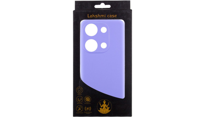 Чохол Silicone Cover Lakshmi Full Camera (AAA) with Logo для Xiaomi Redmi Note 13 4G Бузковий / Dasheen - фото