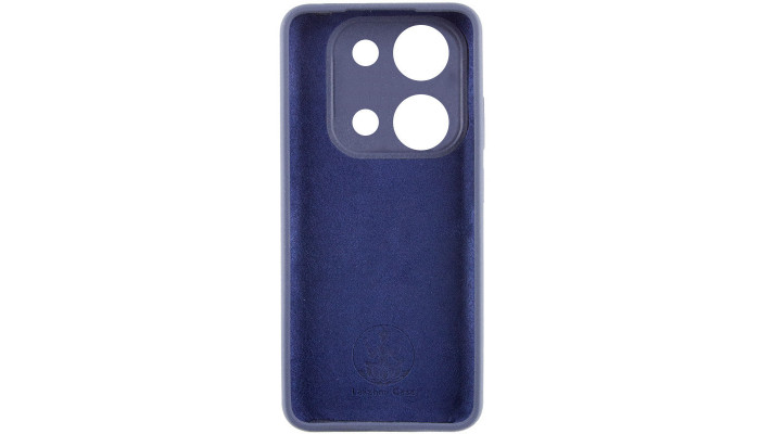 Чохол Silicone Cover Lakshmi Full Camera (AAA) with Logo для Xiaomi Redmi Note 13 4G Темно-синій / Midnight blue - фото