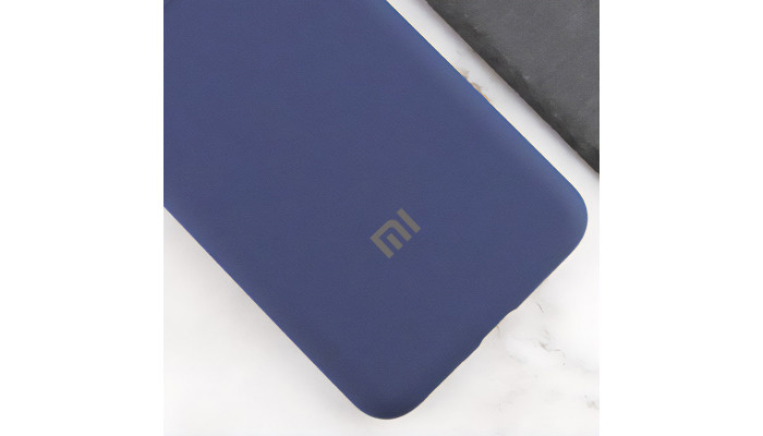 Чехол Silicone Cover Lakshmi Full Camera (AAA) with Logo для Xiaomi Redmi Note 13 4G Темно-синий / Midnight blue - фото