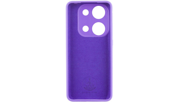 Чохол Silicone Cover Lakshmi Full Camera (AAA) with Logo для Xiaomi Redmi Note 13 4G Фіолетовий / Amethyst - фото