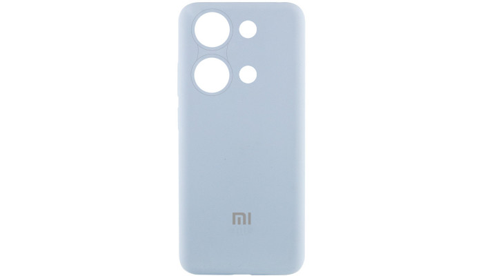 Чехол Silicone Cover Lakshmi Full Camera (AAA) with Logo для Xiaomi Redmi Note 13 Pro 4G Голубой / Sweet Blue - фото