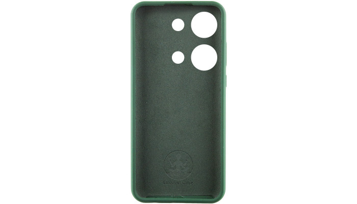 Чехол Silicone Cover Lakshmi Full Camera (AAA) with Logo для Xiaomi Redmi Note 13 Pro 4G Зеленый / Cyprus Green - фото