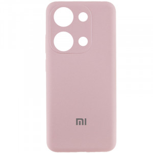 Чехол Silicone Cover Lakshmi Full Camera (AAA) with Logo для Xiaomi Redmi Note 13 Pro 4G Розовый / Pink Sand