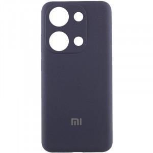 Чохол Silicone Cover Lakshmi Full Camera (AAA) with Logo для Xiaomi Redmi Note 13 Pro 4G Сірий / Dark Gray