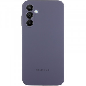 Чохол Silicone Cover Lakshmi Full Camera (AAA) with Logo для Samsung Galaxy A55 Сірий / Dark Gray