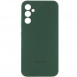 Чехол Silicone Cover Lakshmi Full Camera (AAA) with Logo для Samsung Galaxy A35 Зеленый / Cyprus Green