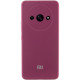 Чохол Silicone Cover Lakshmi Full Camera (AAA) with Logo для Xiaomi Redmi A3 Бордовий / Plum - фото