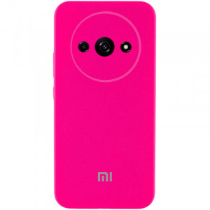 Чохол Silicone Cover Lakshmi Full Camera (AAA) with Logo для Xiaomi Redmi A3 Рожевий / Barbie pink