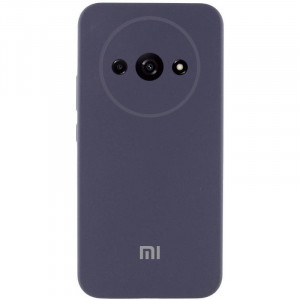 Чохол Silicone Cover Lakshmi Full Camera (AAA) with Logo для Xiaomi Redmi A3 Сірий / Dark Gray