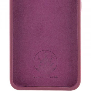 Чехол Silicone Cover Lakshmi Full Camera (AAA) with Logo для Xiaomi Redmi 13 4G / Poco M6 4G Бордовый / Plum