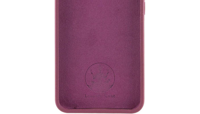 Чохол Silicone Cover Lakshmi Full Camera (AAA) with Logo для Xiaomi Redmi 13 4G / Poco M6 4G Бордовий / Plum - фото