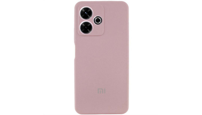 Чохол Silicone Cover Lakshmi Full Camera (AAA) with Logo для Xiaomi Redmi 13 4G / Poco M6 4G Рожевий / Pink Sand - фото